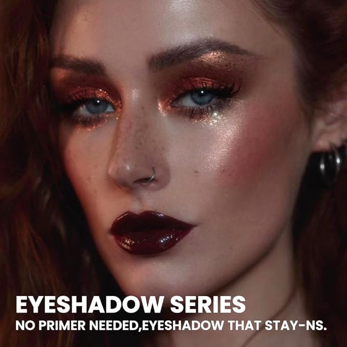 Cocoa Liquid Metallic Glittler Shimmer Eyeshadow, Longwear Eye Makeup For Older Women, Buildable Highly Pigmented & Blendable Eye Shadow Cream in Shimmer Finishes, Vegan & Cruelty-Free (Cocoa)