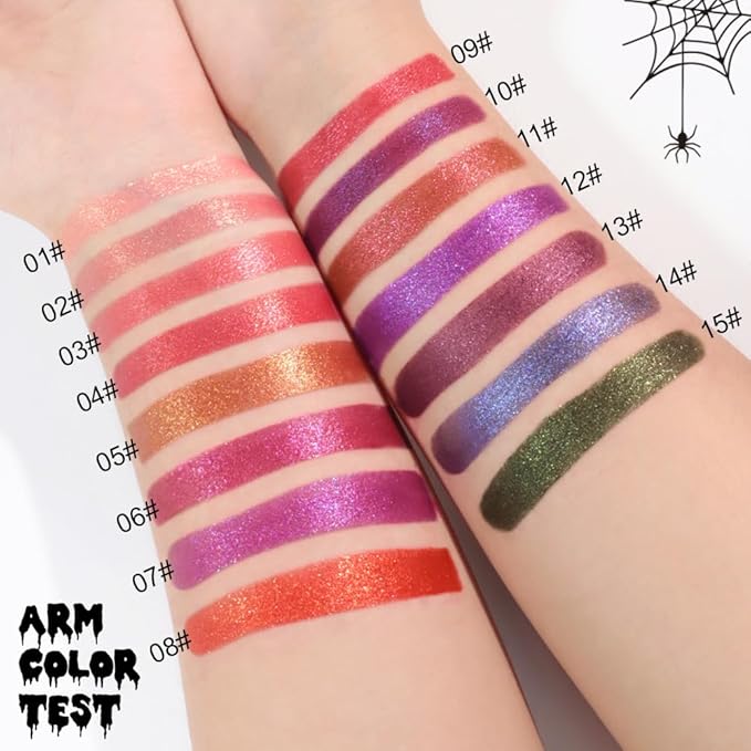 Dark Brown Metallic Lipstick for Women,Lightweight Non-Drying Shimmer Frosted Lipsticks,Glitter Lip Gloss Stain Long Lasting Waterproof No Smudge Proof No Transfer 12 Hour,Cruelty-Free Makeup