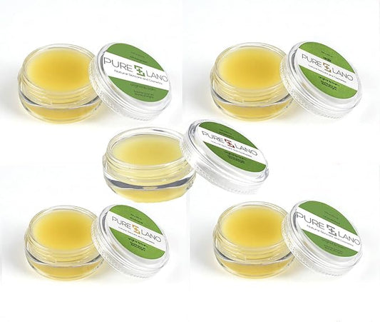 Variety Scent Lip Balm Set – Pack of 5 Assorted Scents – Moisturizing Lanolin Formula for Dry, Cracked Lips