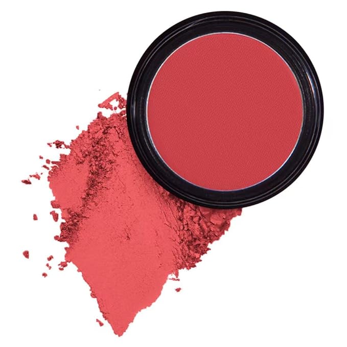 Mysense Matte Red Single Eyeshadow Palette, Pressed Powder Eye Shadow for Christmas Makeup, High Pigment Long Lasting Eye Makeup, Vegan & Cruelty Free, 212# Sally