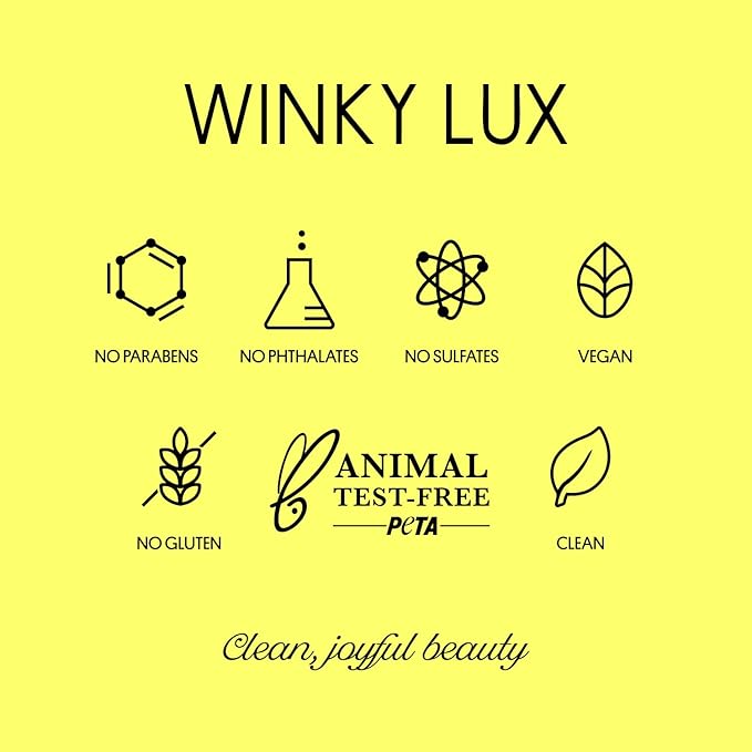 Winky Lux Juicy Very There Lip Oil - Hydrating Coral Pink Tint with Jojoba Oil, Non-Sticky Glossy Lip Oil, Bright Pink Gloss for Juicy Lips & Soft Vanilla Scent