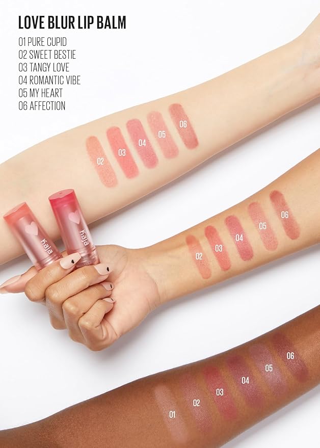 Kaja Love Blur Lip Balm - 03 Tangy Love | Soft & Comfort Semi-Matte Blurring Daily Color | Shea Butter, Avocado Oil, Citrus Unshiu Peel Extract, Vitamin E Infused |4g / 0.14oz.