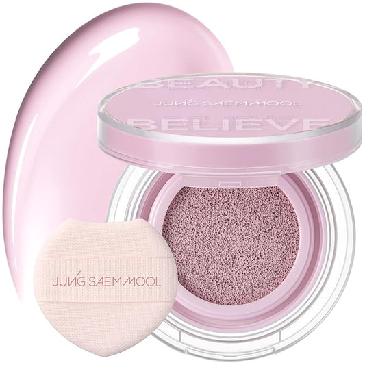 JUNGSAEMMOOL Artist Cushion Blush (Lavender Pink) | Easy to Blend, Lightweight, Hydrating Korean Makeup Cushion Blush for Dewy & Glowing Cheeks