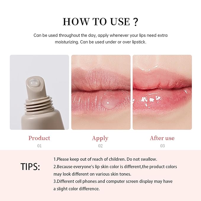 Lip Butter Balm - Ultra-Hydrating, Nourishing Lip Care with Natural Ingredients, Shea Butter & Olive Oil, Soothes & Softens Dry Lips (#5 Pink Guava, 1)