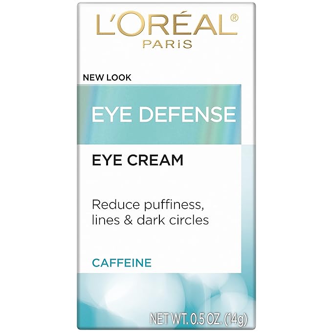 L'Oreal Paris Dermo-Expertise Eye Defense Eye Cream with Caffeine and Hyaluronic Acid 0.5 oz
