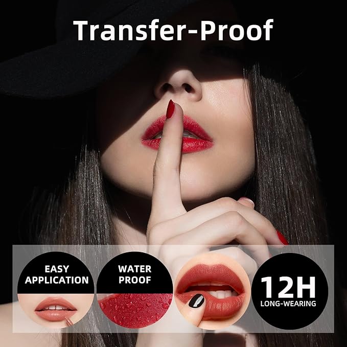 Pink Matte Liquid Lipstick – Super Stay, Highly Pigmented, Rich Lip Colors, Smudge-Proof, Waterproof, Transfer-Resistant (Fresh Petal)