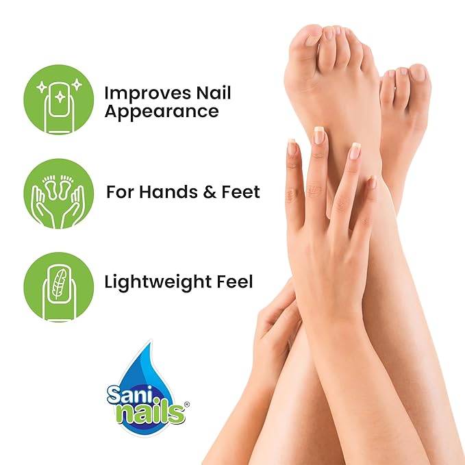 Troya Toenail Repair For Damaged Nails – Sani Nails Brush-On Toenail Solution for Hydrating and Restoring (1 Pack)