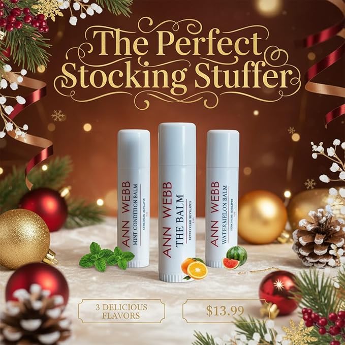 Balm Lip Moisturizer for Dry Lip Care - Organic Lip Balm for Chapped Lips - Anti-aging - UV protecting Lip Repair for Hydrating Lips Oversized - Best Balm - Original .5oz