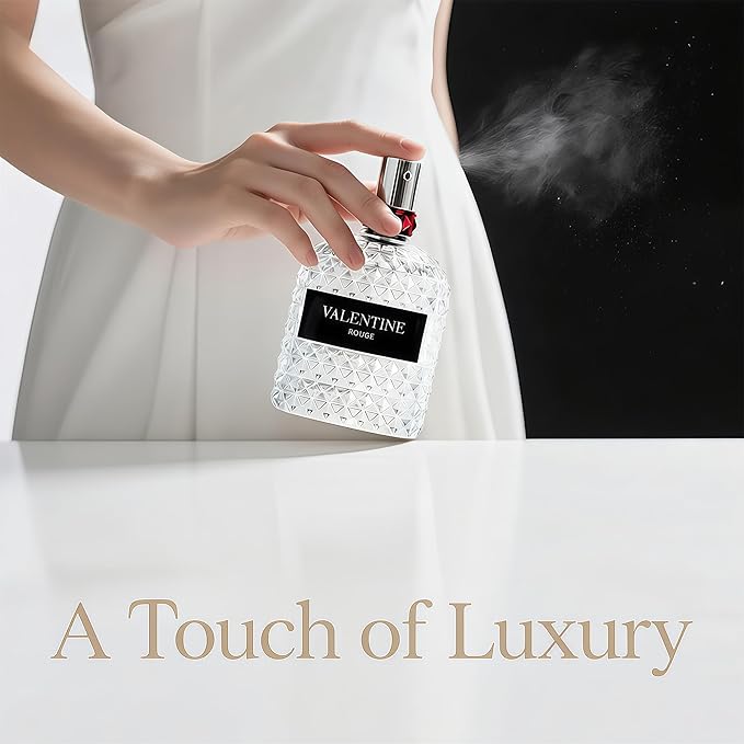 A CENTER Valiant Rouge Perfume for Women, Floral Notes Eau de Parfum Spray Casual Daily Cologne 3.4 Fluid Ounce/100Ml Women Fragrance Daytime & Casual Use, for all Skin Types