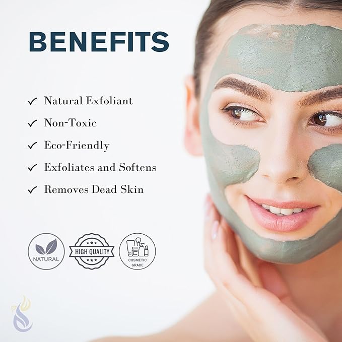 ClearLee Cosmetic Grade Pumice - 100% Pure Natural Grain/Powder - Great for Skin Exfoliation in DIY Soaps, Masks, Scrubs for Face, Body, Foot (Sample, Sample)