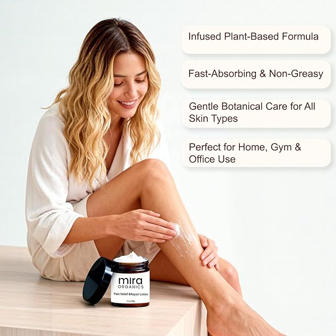Skin Relief & Repair Cream - Intense Nourishing Moisturizer with Botanical Blends for Daily Face & Body Hydration, Soothes Dryness, Gentle for All Skin Types