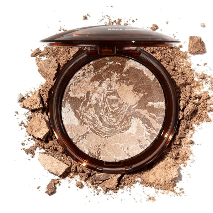 Oil Control Matte Perfection Face Powder Compact For Women, Matte Smooth Flawless Setting Powder Makeup, Polvo Compacto De Maquillaje, Waterproof Long Lasting, (Deep)