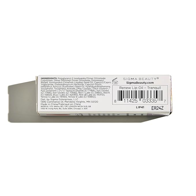 SIGMA Beauty Renew Lip Oil - Tranquil Lip Oil Women 1.14 oz
