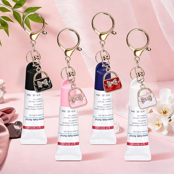 2 Pcs Keychain Holder for Aquaphor Lip Repair- Polypropylene Cap Accessory - Fit Lip Balm Keychain