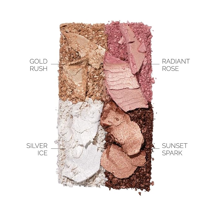 OFIR Pivot Powder | Multi-Use Glow Hydrating Highlight Blush Face Powder | Vegan Formula, Lightweight Buildable Texture | Crease-Free Compact Blush Highlighter | Silver Ice - Pearly White | 0.24 OZ