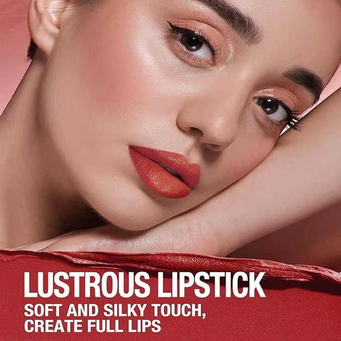 Matte Lipstick For Women Girls 24Hr Wear Waterproof Long Lasting Hypoallergenic Lipsticks - Lightweight Non-Drying, Fade-Resistant Formula 12 Trendy Colors for Daily Use Vegan & Cruelty-Free 10