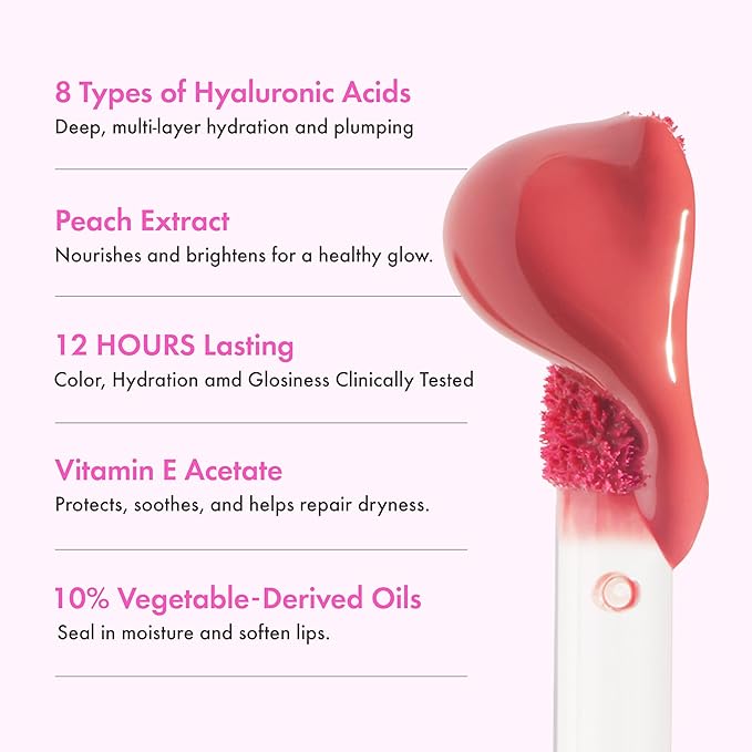Amuse Seoul Jel-Fit Tint (04 Rose Milk) | Korean Jelly Lip Tint, Long-Lasting Lip Stain, Hydrating & Glossy, Hyaluronic Acid for Smooth Moisturized Lips, High Pigmentation, Vegan