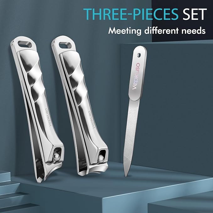 German Nail Clippers for Thick Ingrown Nail for Men, Heavy Duty Large Toenail Clippers for Thick Nails for Seniors, Super Sharp Ingrown Toe Nail Clippers with Long Handle, Gift Idea