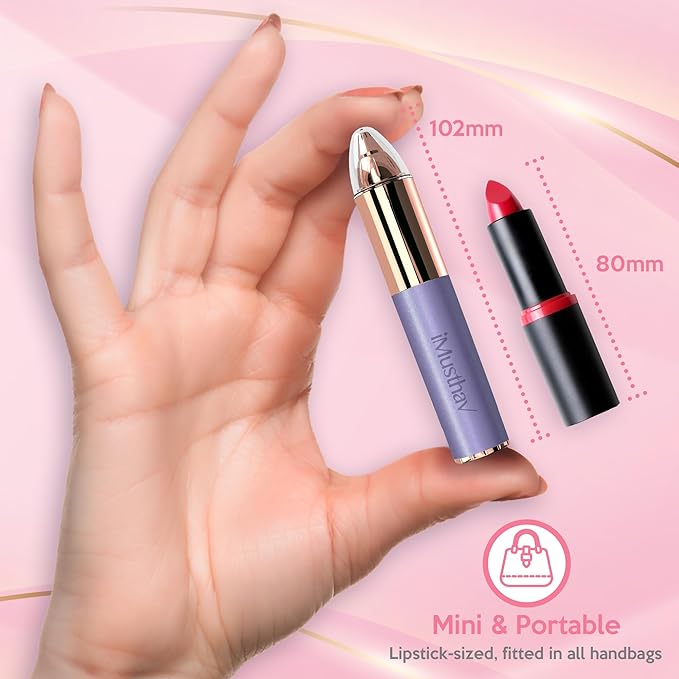 iMusthav Eyebrow Hair Remover for Women | 18K Gold-Plated Head | 360° LED Light Portable Painless Electric Epilator·