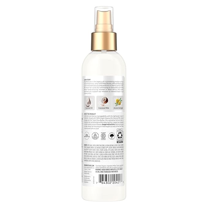 Shea Moisture 100 Percent Virgin Coconut Oil Leave-In Treatment, 8 Ounce