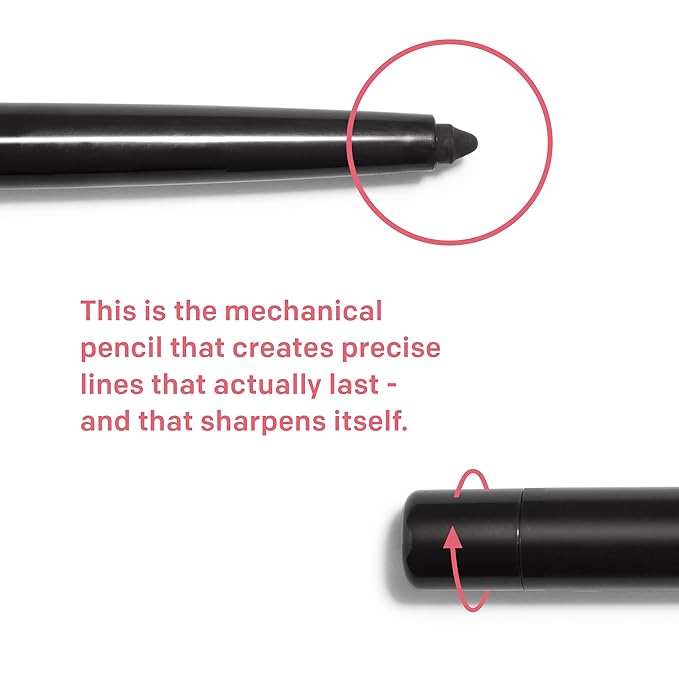 Almay All-Day Eyeliner Pencil, Hypoallergenic, Cruelty-Free, Smudge-Proof, Ophthalmologist Tested, Stocking Stuffer for Women, Brown Topaz, 0.01 oz