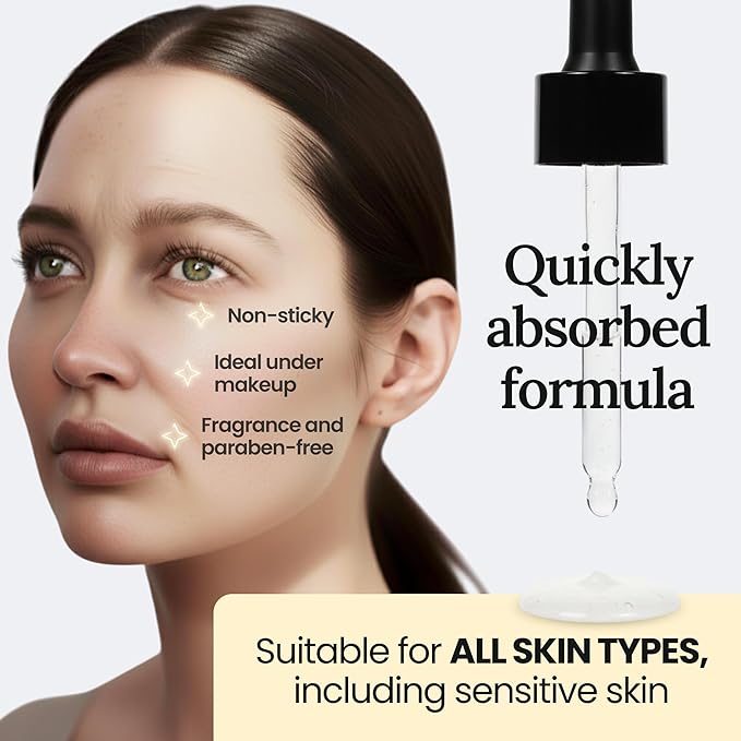 Context Skin Snail Mucin Serum for Face, Lightweight Hydration with Snail Extract, Smooth Texture, Fast Absorbing, Designed for Daily Skincare, 1 fl oz