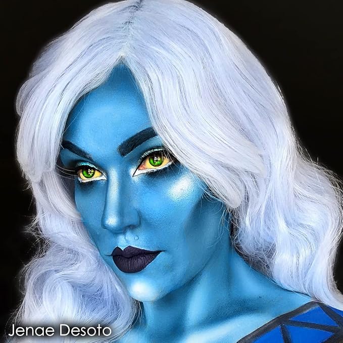 Mehron Makeup Paradise Makeup AQ Pro Size | Stage & Screen Performance, Face & Body Painting, Beauty, Cosplay, and Halloween | Water Activated Face Paint, Body Paint 1.4 oz (40 g) - Sky