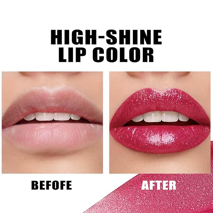 Nude Brown Lipstick For Women Matte Nude Glitter Shimmer Metallic Highly Pigmented Moisturizing Lip stick Hypoallergenic Waterproof Long Lasting Lipsticks Quick Makeup Lightweight Portable 10 #