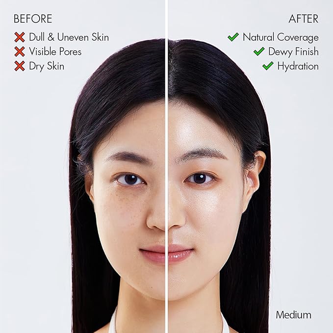 AGE20'S Signature Essence Pact SPF 50+ | Pack of 1 | 28N WALNUT | Cream Foundation, Dewy Finish, Natural Coverage | Korean Cushion Foundation
