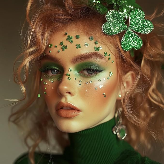 Mysense Matte Green Single Eyeshadow Palette, St Patricks Day Outfit Pressed Powder Eye Shadow, High Pigment Long Lasting Eye Makeup, Vegan & Cruelty Free, 210# Flipper