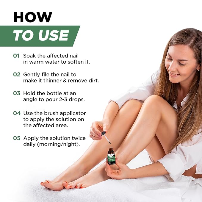 Foot Cure Toenail Fungus Treatment Extra Strength – Athletes Foot Treatment for Toenails, Restorative Nail Repair for Damaged Nails, Toenail Softener with Tea Tree Oil & Oregano Oil - Made in USA
