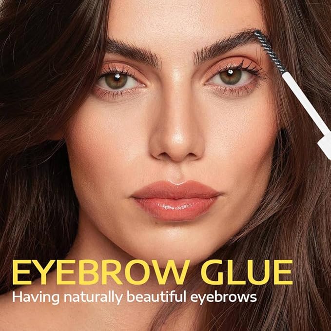 RAVE LADY Eyebrow Sculpt Gel，Long-Lasting Brows Stying Clear-Drying & Waterproof Brow Gel Creates Laminated Brows, Comb & Brush Duo Brows