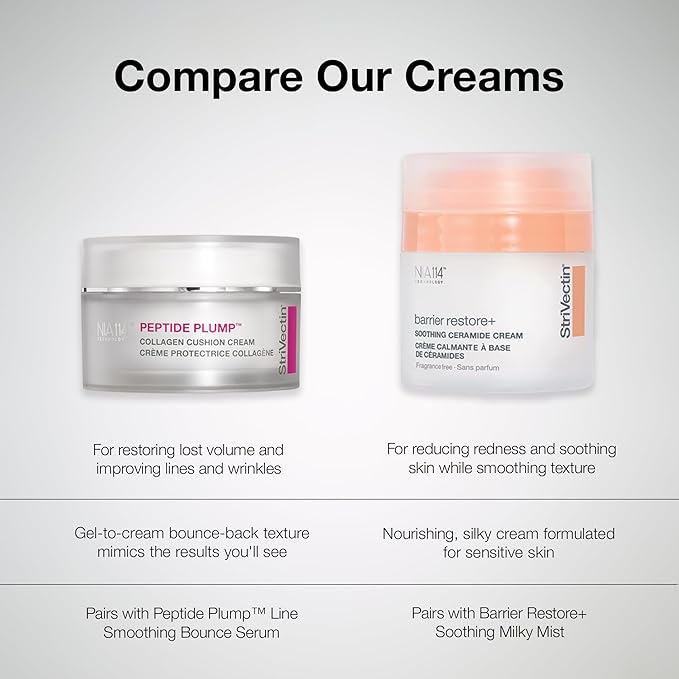 StriVectin Barrier Restore + Soothing Ceramide Cream with Ceramides + Niacinamide, Hydrating & Soothing, Fragrance‑Free, Turmeric, Face & Neck Moisturizer