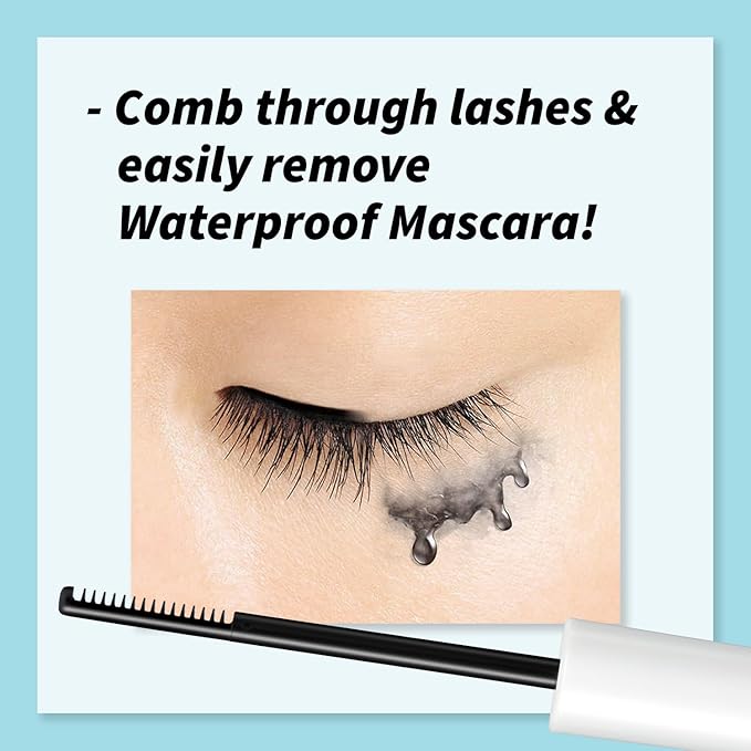 HEROINE MAKE by KISSME Volumizing Waterproof Mascara Volume & Length with Curvy Brush by Defining Fiber for Long-lasting Natural Eyelash Look + Gentle Mascara Remover Oil Free, 2 Set