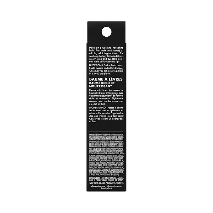 e.l.f. Glow Reviver Melting Lip Balm, Hydrating Tinted Lip Balm For A Glossy Finish & Soft, Supple Lips, Vegan & Cruelty-Free, Candied Cranberry