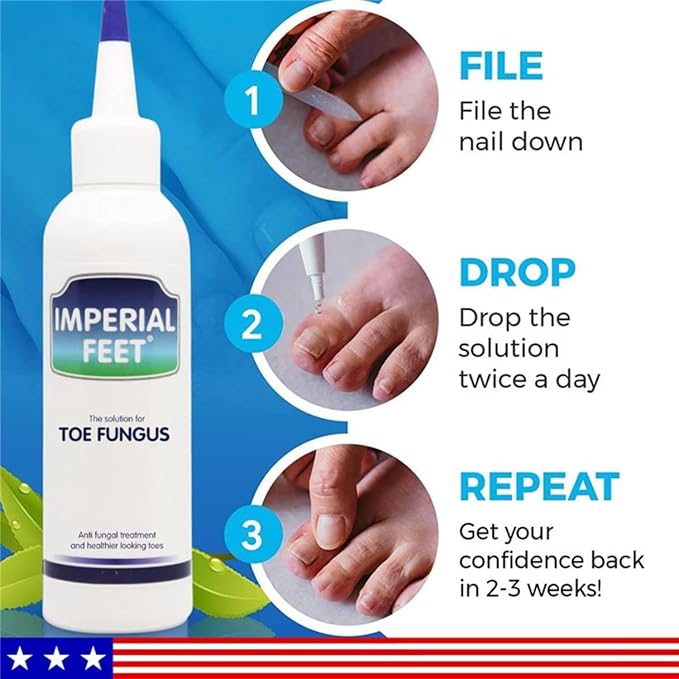 Toe & Toenail Fungus and Nail Fungus Treatment (FDA REGISTERED) - Damaged Yellow Nail Care - Extra Strength Nail Care Discolored Brittle Toenails - XL - Nail Mycosis Improved Formula (Made in USA)