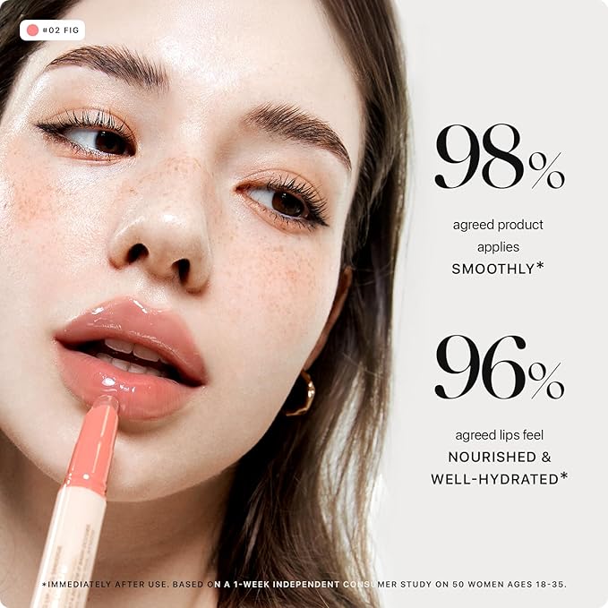 Nature Republic Honey Melting Lip (FIG & BERRY) Duo Set - Moisturizing Tinted Lip Balm, Sheer Tint, Glowy Finish, Stocking Stuffers