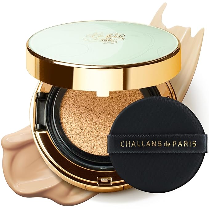 [CHALLANS de PARIS] Cushion de Lunar Excellence Cushion Foundation – 23 Medium Beige | Long-Wear, Buildable Coverage, Lightweight Airy Fit, Hydrating Glow