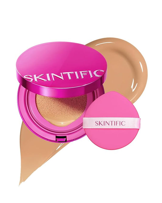 Cover Glow Perfect Cushion Foundation, Healthy-glow Finish, Natural Coverage, Moisturizing, Lightweight, Milk Touch Cushion,Winter Foundation，SPF 50 PA+++(#04 Beige)