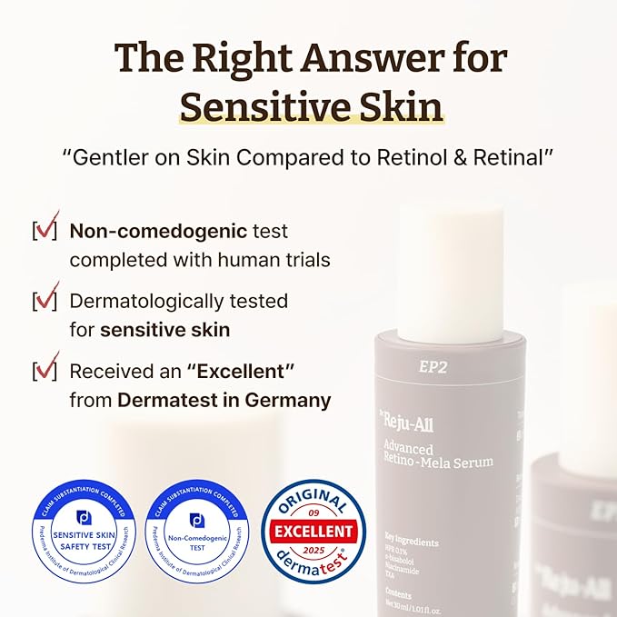 Repair & Tone Duo: Advanced PDRN Rejuvenating Cream + Advanced Retino-Mela Serum - Face Moisturizer & Retinol Serum for Firming & Smooth Skin, Korean Pharmacy Anti-Aging Skin Care