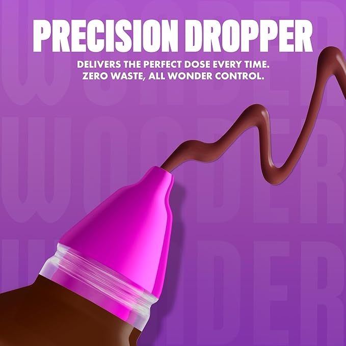 NYX PROFESSIONAL MAKEUP Make 'Em Wonder Liquid Foundation, 24HR Foundation Makeup With A Soft Matte Finish, Buildable Full Coverage - 41 Warm Walnut