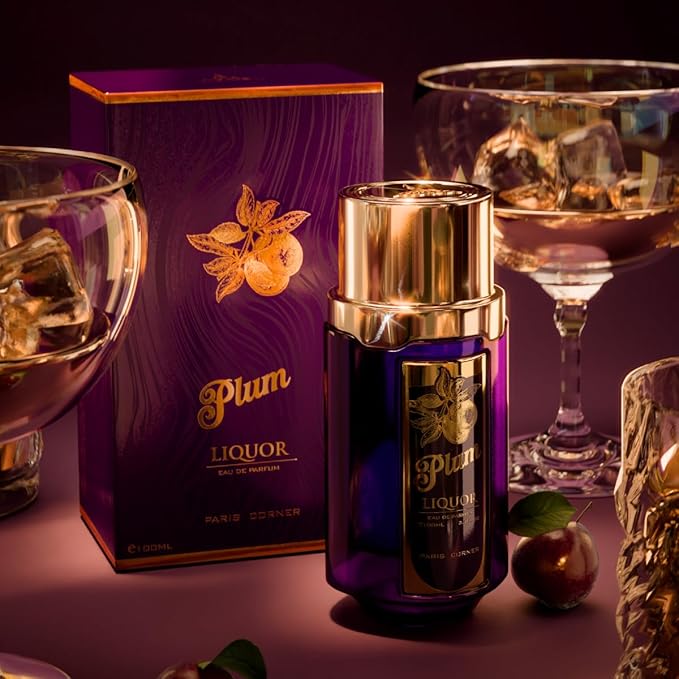 Paris Corner Perfumes Plum Liquor EDP Unisex Fragrance 100ml 3.4 Fl Oz
