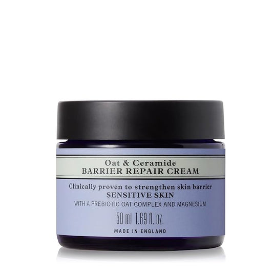 Neal's Yard Remedies Oat & Ceramide Barrier Repair Cream, Vegan & Cruelty-Free, 1.69 fl. oz.