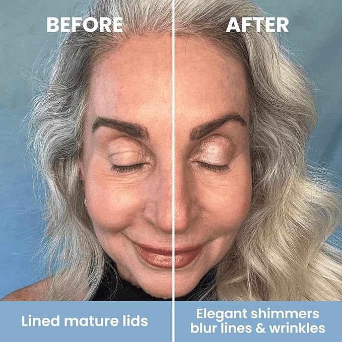 PRIME PROMETICS PrimeEyes Eye Brightener for Mature Women – Creamy Eye Shadow Sticks – Easy Application, Quick Eye Lift Effect – Hypoallergenic, Long Wear, Water-Resistant (Violeta)