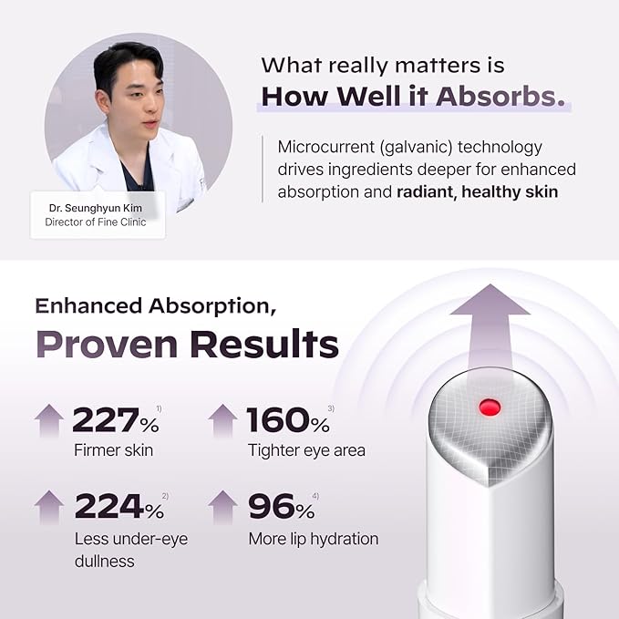 Superform Galvanic Booster Blush Pink, 1min booster for ageless skin, anti-aging and firming pocket booster, Korean skincare, glow on the go, Serum booster device, Gift, Stocking Stuffers