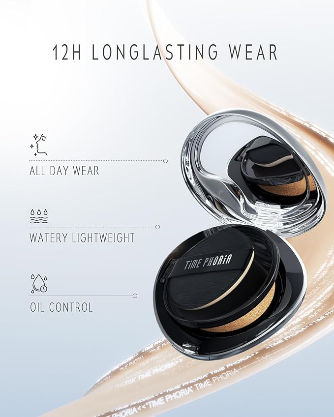 TIMELESS LUMINA MATTE PERFECTION CUSHION | Full Coverage, Weightless, Skin fit, Velvety Matte Finish, Oil-Control Waterproof Foundation, Sweatproof Flawless BB Cream CC (03 FAWN)