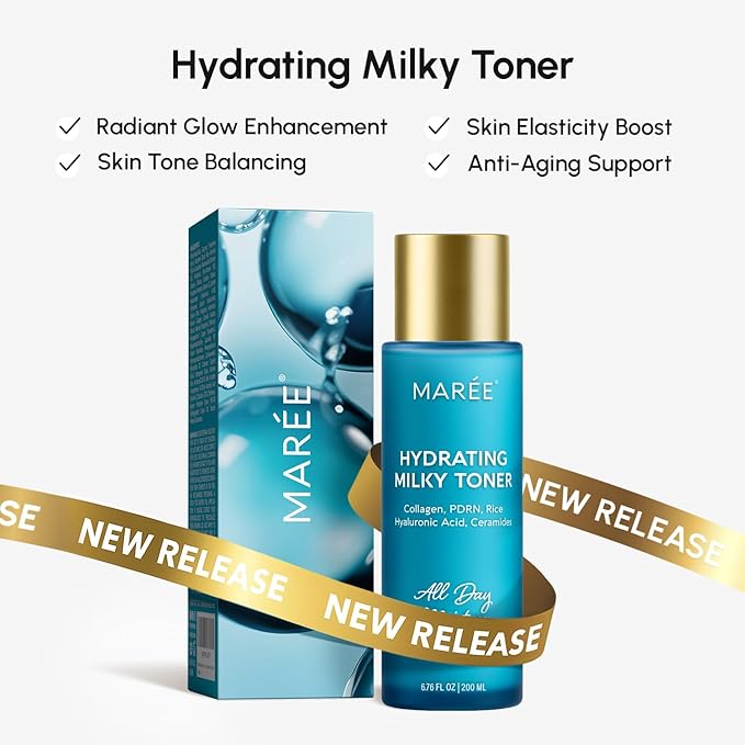 MAREE Face Moisturizer Collagen Cream for Face Gift Set 2 Pack - Hyaluronic Acid & Retinol - Anti-Aging Wrinkle Creams - Crema Para La Cara