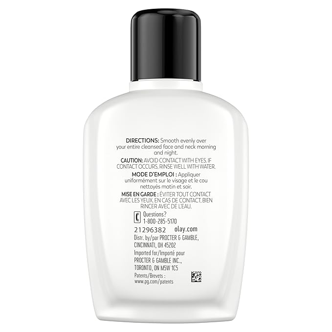 Olay Face Moisturizer, Active Hydrating Beauty Fluid Lotion, Original Facial Moisturizer, 4 Oz. (Pack of 2)