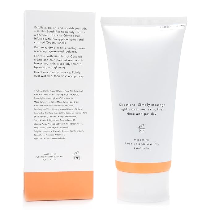 Pure Fiji Coconut Crush Scrub, Mango (6oz/180ml)