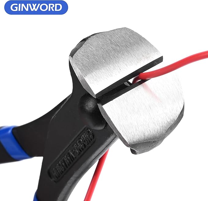 GINWORD 7 Inch Nail Puller, Nail Remover Tool, End Cutting Pliers, Carpenter Tools, Nail Pulling Pliers, End Nippers, Nippers Tool for Pulling Nails and Cutting Wires